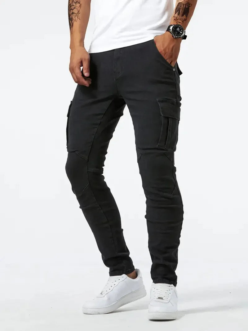 Pantalones vaqueros casuales para hombre
