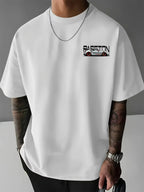 Camiseta unisex de verano con estampado de carreras
