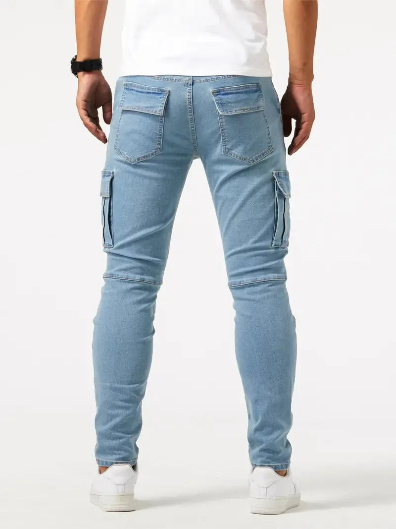 Pantalones vaqueros casuales para hombre