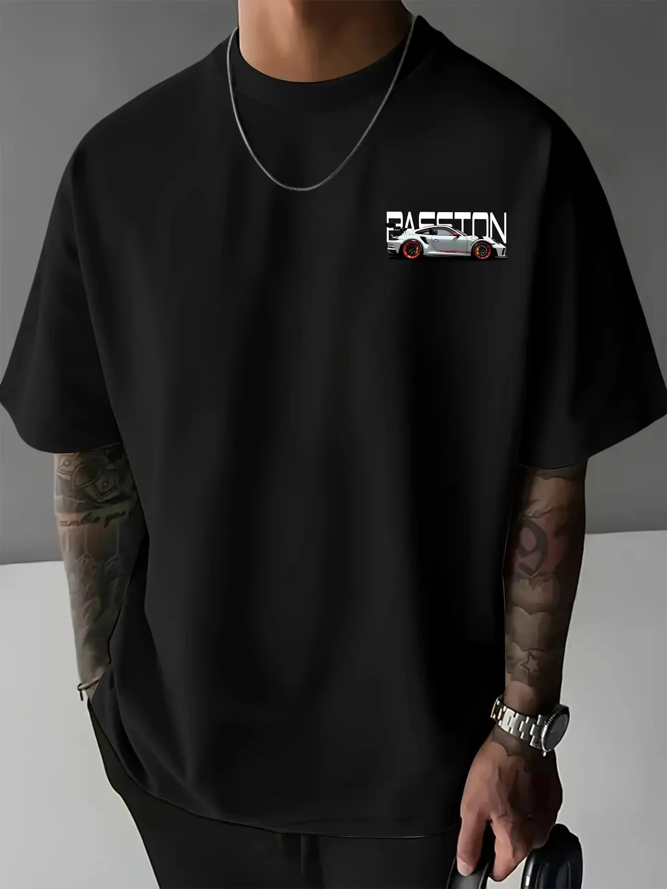 Camiseta unisex de verano con estampado de carreras